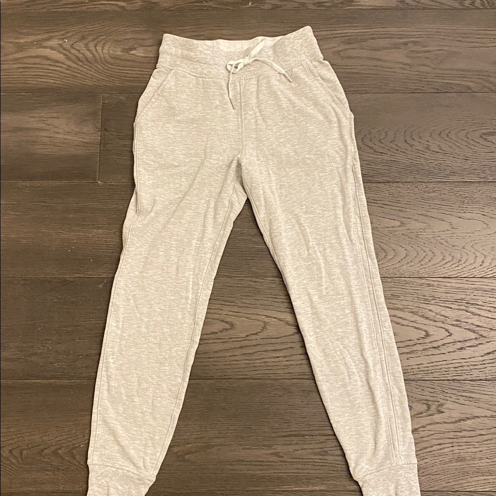 Lululemon Light Gray Jogger Pants
